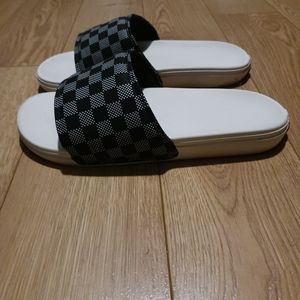 Vans Checkered Slides Women's Size 9